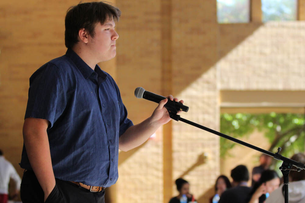 Tea with Teik event includes pizza, boba and discussion about future campus plans